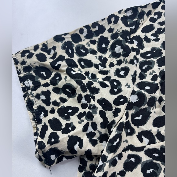 Shirt Smock Dress Leopard - Picture 3 of 4